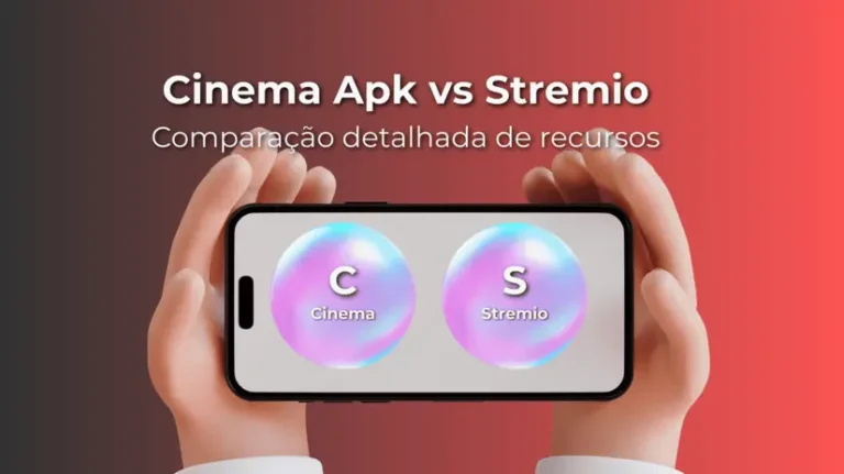 Cinema APK vs Stremio: Melhor App de Streaming de 2025 3 Comparação de recursos do aplicativo de streaming Cinema apk vs Stremio