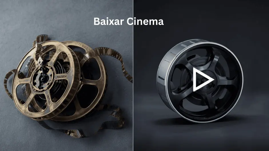 Carretel de filme quebrado vs. carretel em reprodução suave